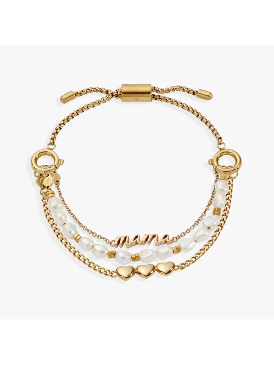 Набор браслетов Mama 'Дом там, где сердце' Alex And Ani