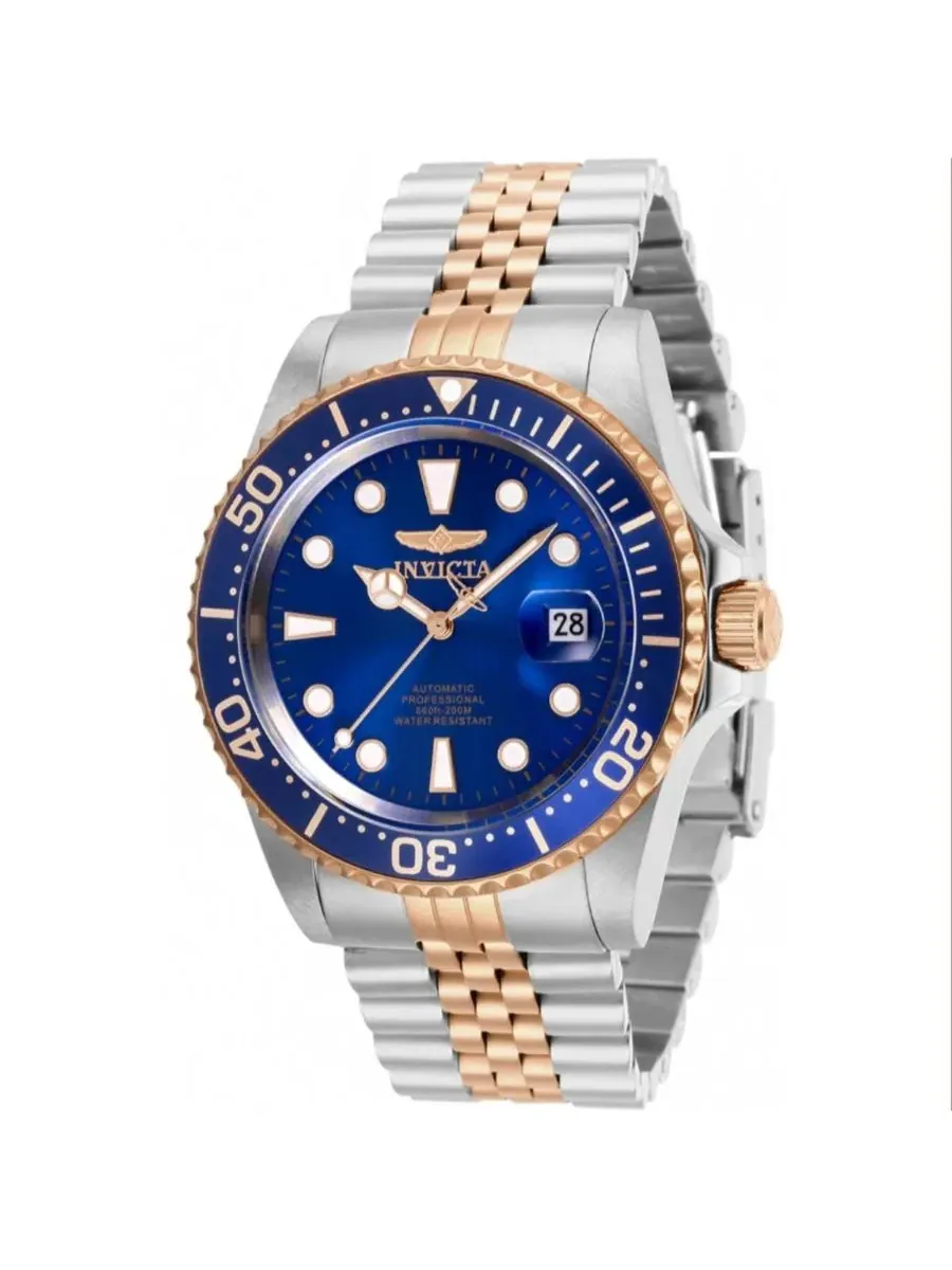Мужские автоматические часы Pro Diver с темно-синим циферблатом Invicta