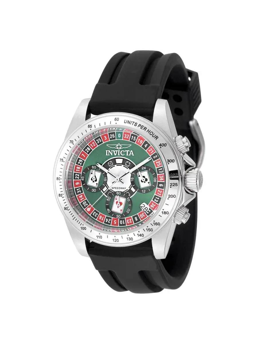 Мужские кварцевые часы Speedway VD53 50492 с циферблатом Invicta — изображение 1 из 3, оттенок черный