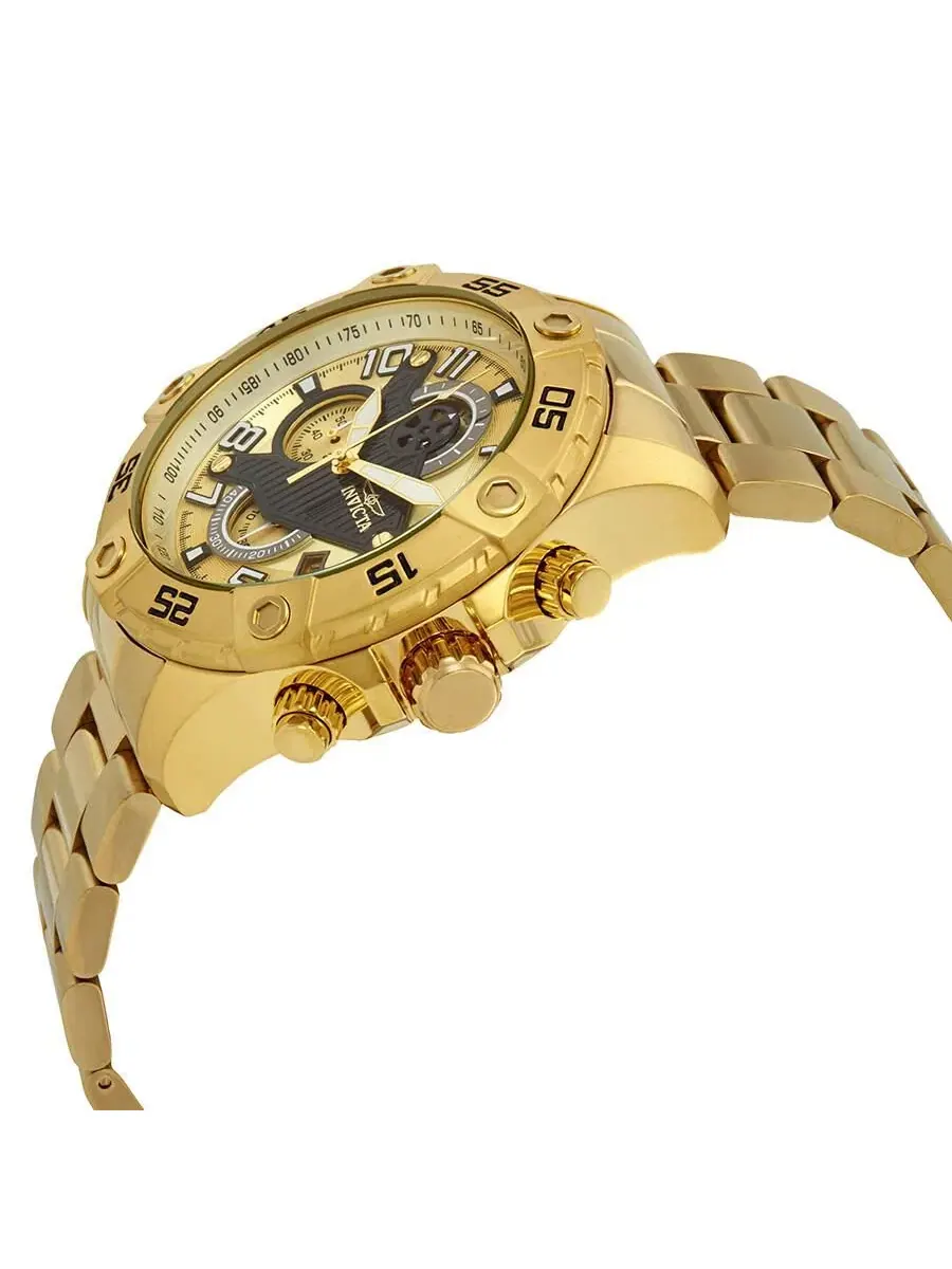 Мужские часы S1 Rally Quartz Multifunction Dial Invicta — изображение 2 из 3, оттенок золото