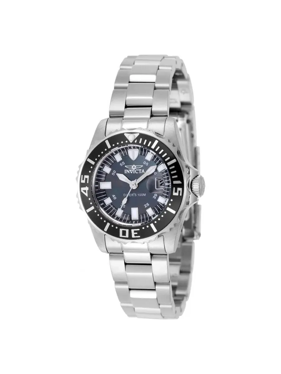 Женские часы Pro Diver Quartz 3 Hand Dial Invicta — изображение 1 из 3, оттенок серебристый