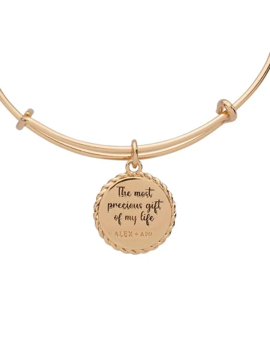 Браслет-шарм Daughter с надписью The Most Precious Gift Of My Life Alex and Ani — изображение 2 из 3, оттенок нет цвета