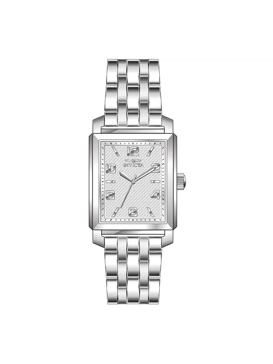 Женские часы Vintage Quartz 3 Hand Silver Dial Invicta — изображение 2 из 3, оттенок серебряный