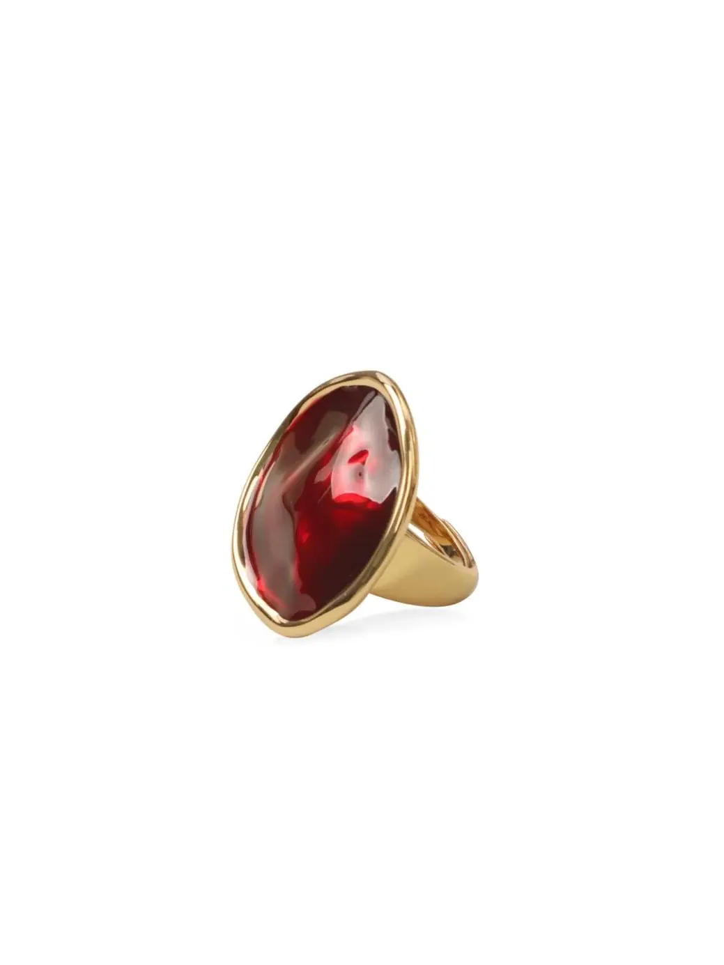 Кольцо Ripple Ring RETRO CHIC — изображение 1 из 3, оттенок красный золотистый