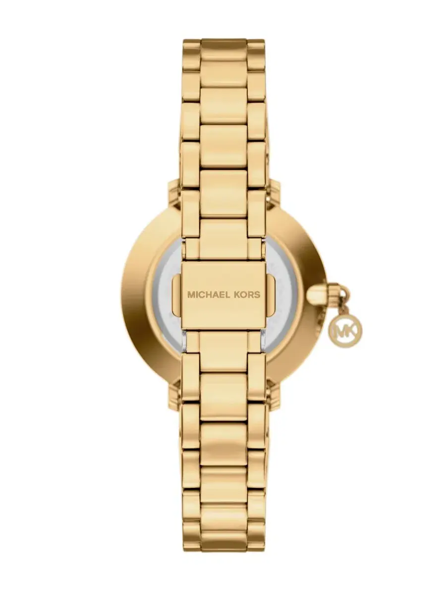 Женские часы Pyper Two-Hand Gold-Tone Stainless Steel Michael Kors — изображение 2 из 9, оттенок золотистый