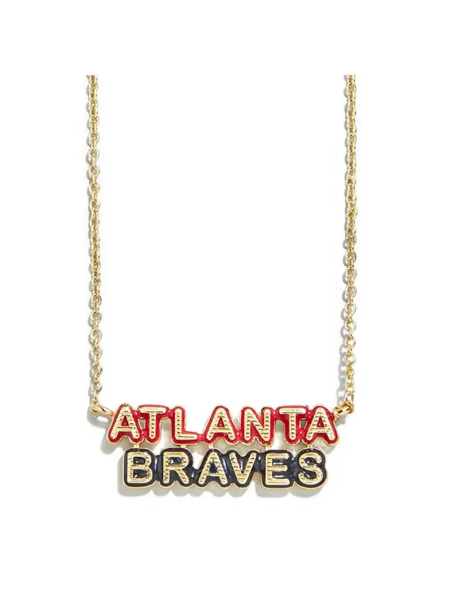 Кулон с эмалью Atlanta Braves WEAR by Erin Andrews — изображение 2 из 3, оттенок золото