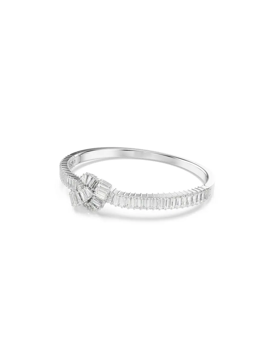Браслет Swarovski Matrix с родиевым покрытием Swarovski — изображение 3 из 6, оттенок серебристый прозрачный