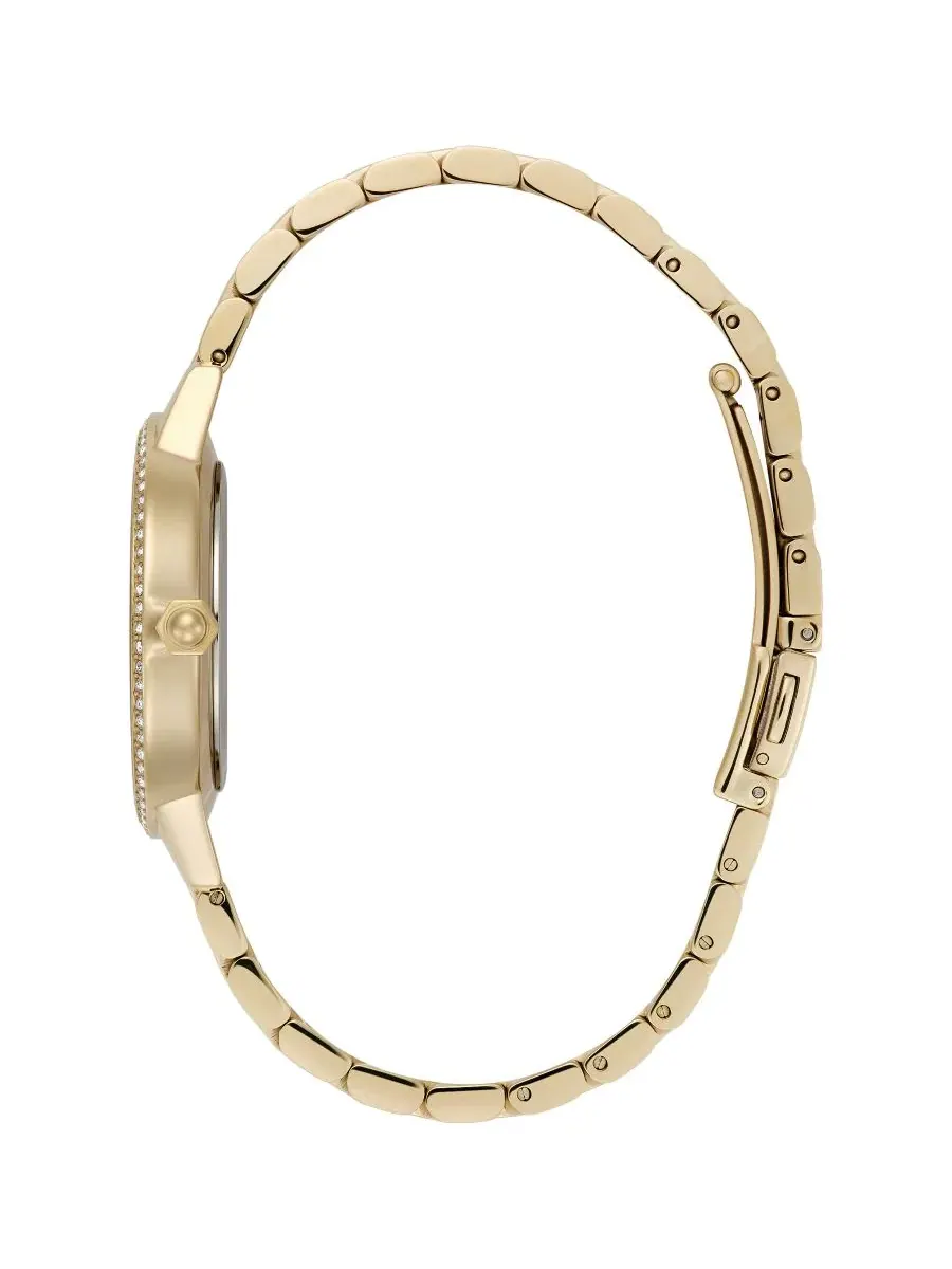 Женские наручные часы с браслетом из стали, 34 мм, Captivate Olivia Burton — изображение 2 из 6, оттенок золото