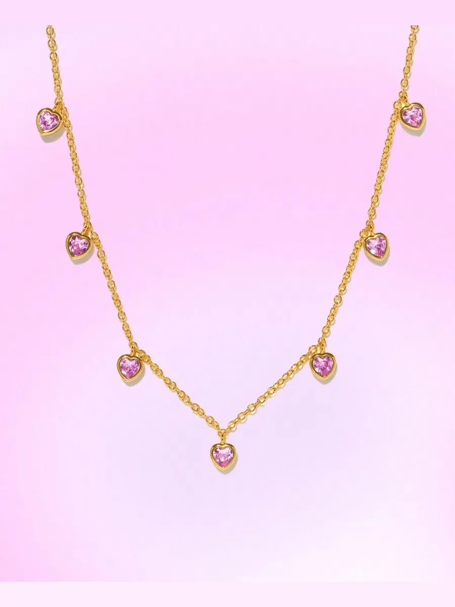 Браслет на лодыжку Crystal Te Amo Girls Crew — изображение 3 из 3, оттенок золото