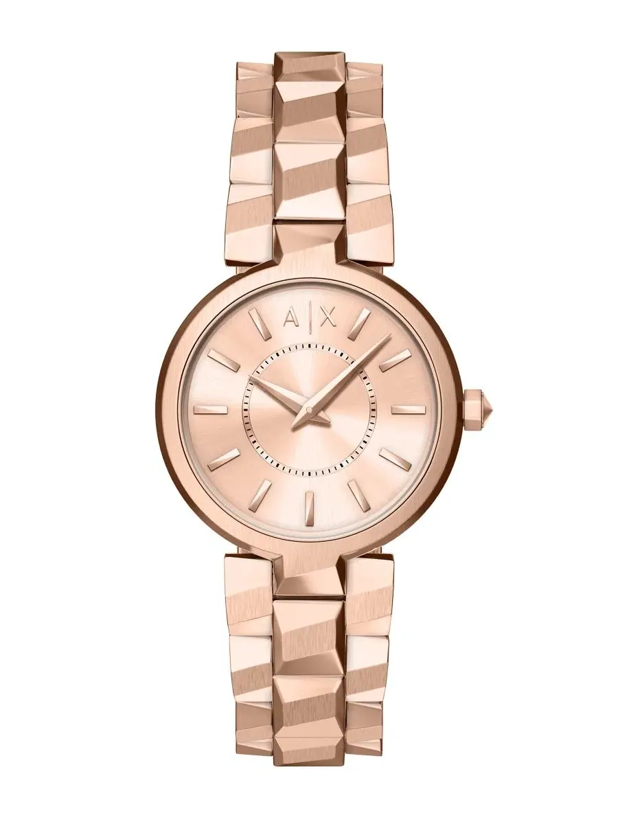 Женские часы Armani Exchange Audora с двумя стрелками, корпус из нержавеющей стали с покрытием — изображение 1 из 7