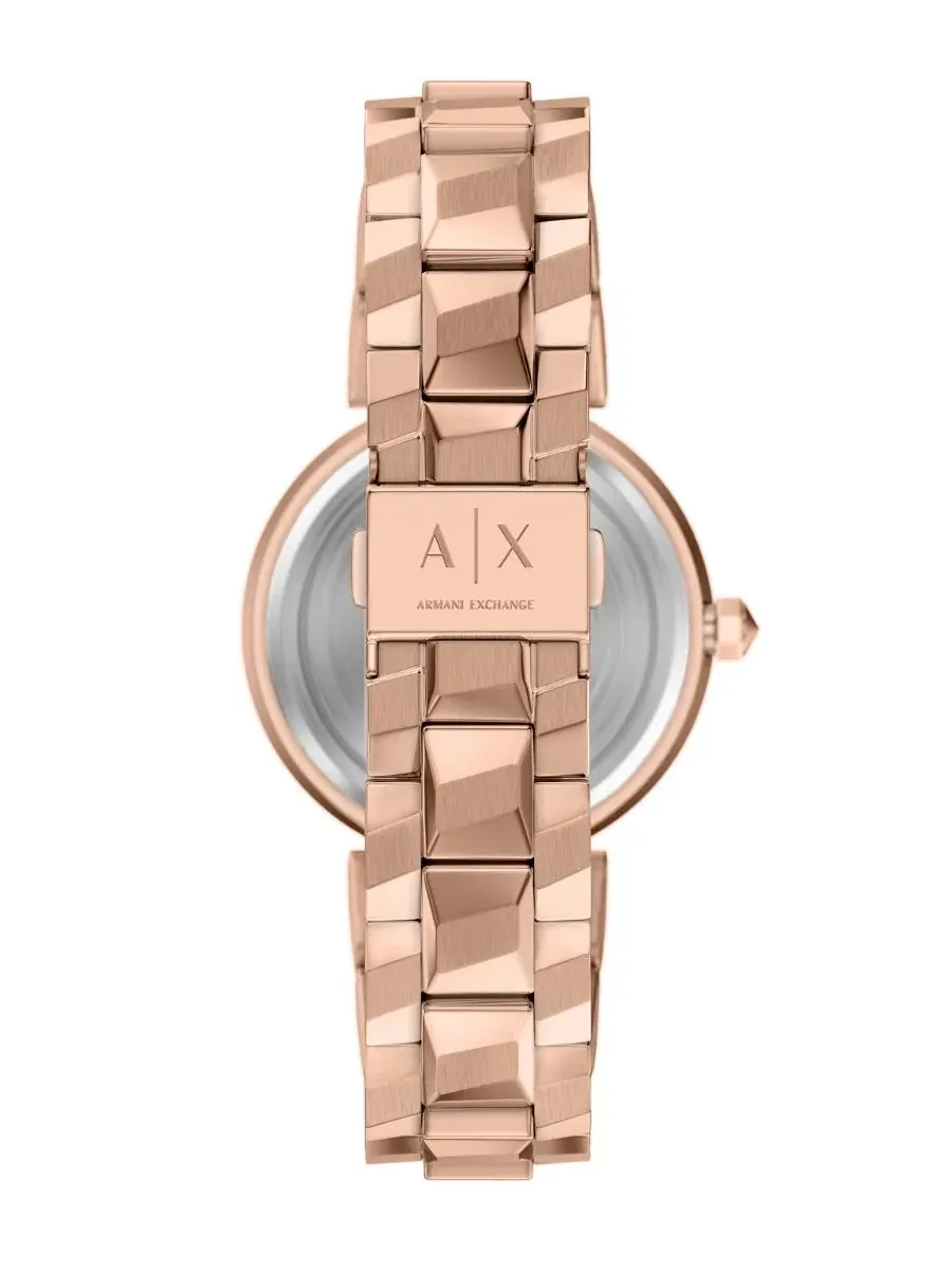 Женские часы Armani Exchange Audora с двумя стрелками, корпус из нержавеющей стали с покрытием — изображение 3 из 7