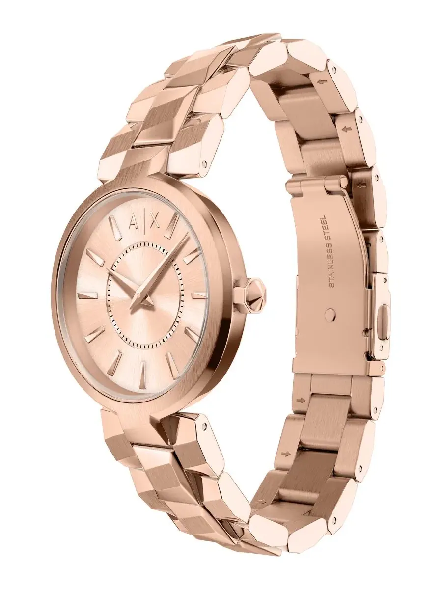 Женские часы Armani Exchange Audora с двумя стрелками, корпус из нержавеющей стали с покрытием — изображение 4 из 7