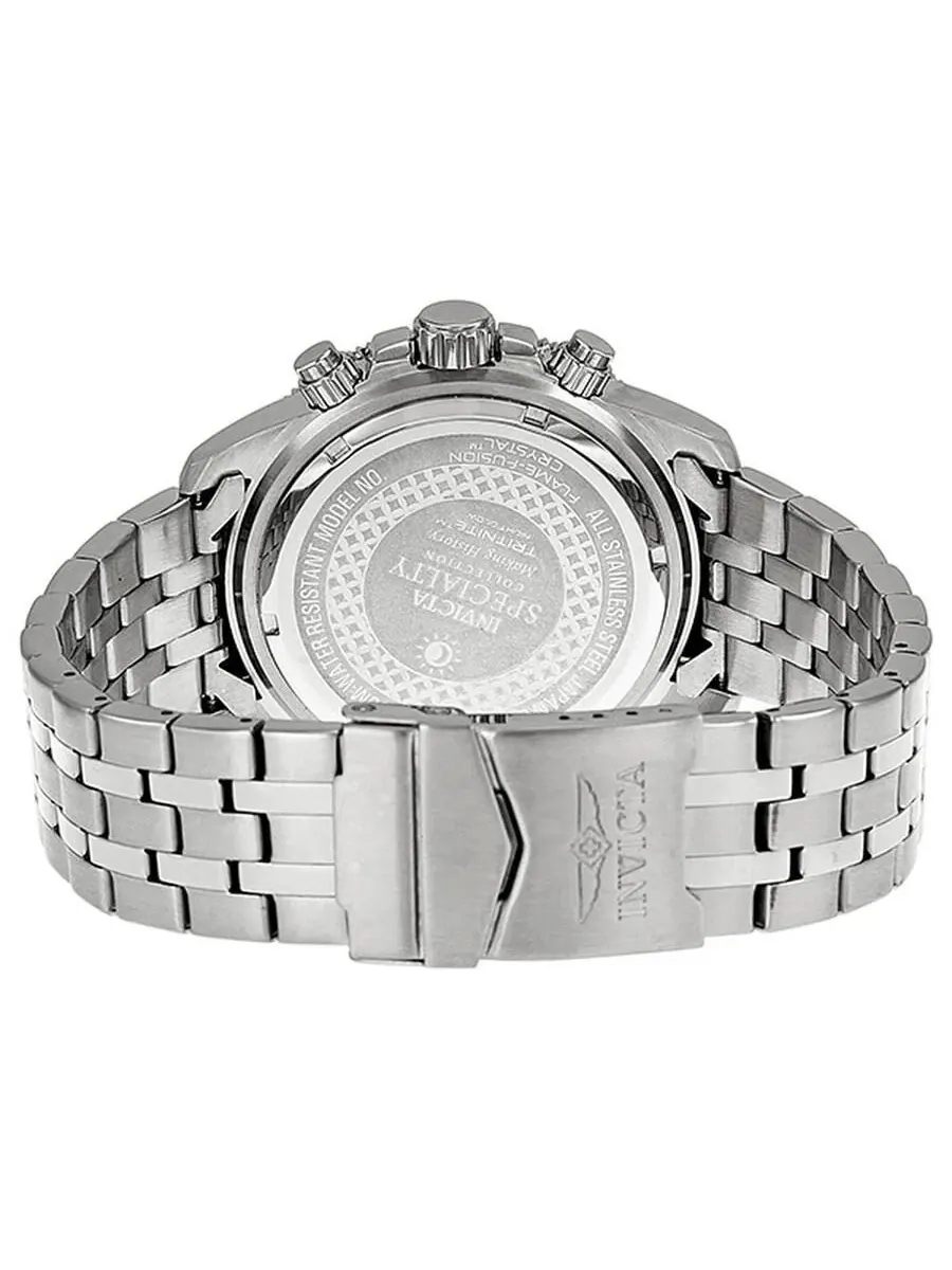 Мужские кварцевые часы-хронограф 13960 Specialty с циферблатом Invicta — изображение 3 из 3, оттенок серебряный