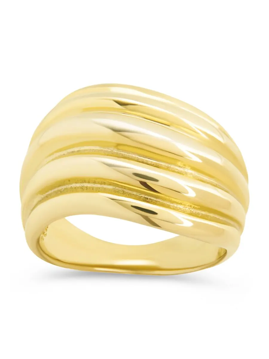 Кольцо Skylar с многослойным эффектом Sterling Forever — изображение 1 из 3, оттенок золото