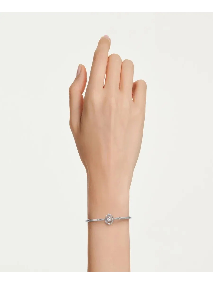 Браслет с кристаллами Swarovski Constella — изображение 5 из 6, оттенок серебряный