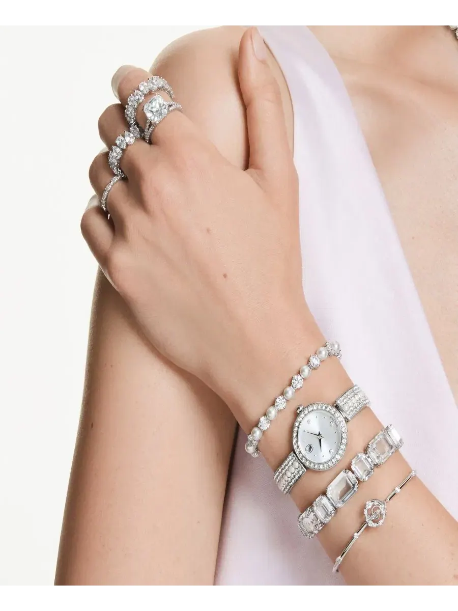 Браслет с кристаллами Swarovski Constella — изображение 6 из 6, оттенок серебряный