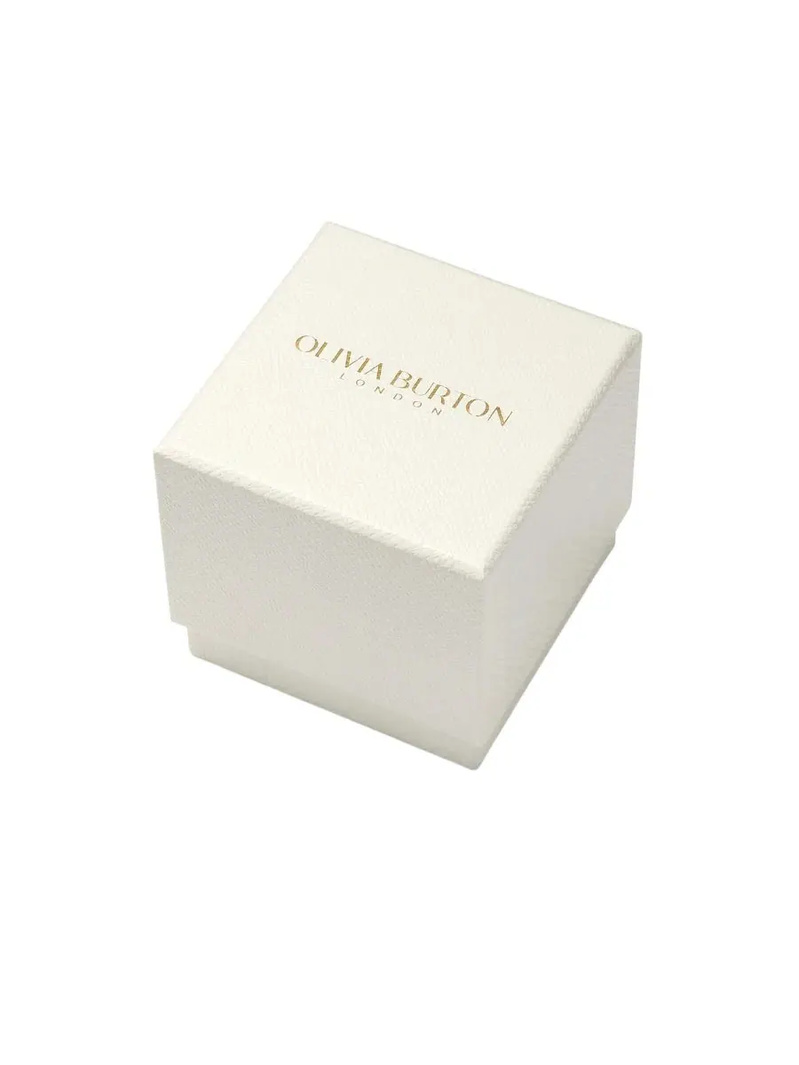 Женские часы с браслетом из стали двух тонов Olivia Benton — изображение 7 из 7, оттенок серебристый/белый