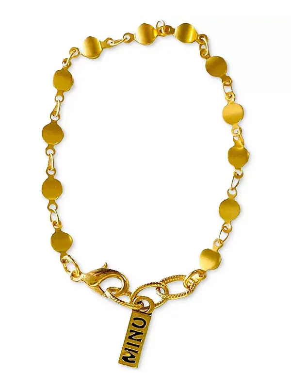 Браслет-Цепочка с декором в золотистом тоне Minu Jewels — золотистый