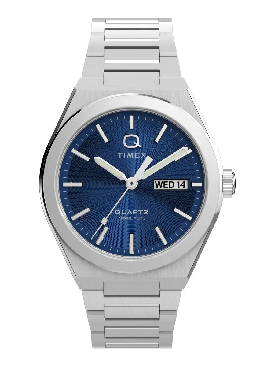 Мужские наручные часы с кварцевым механизмом, 39 мм Timex — серебристый