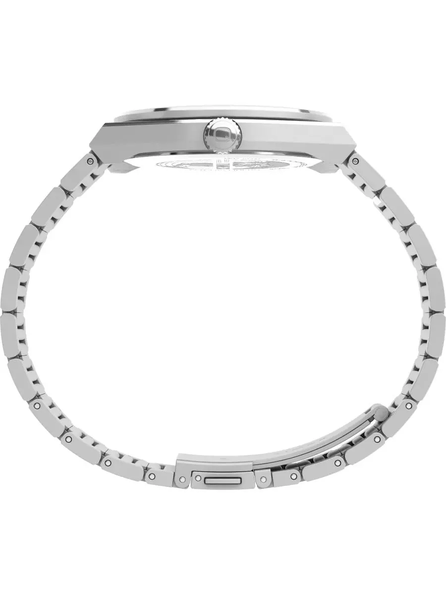 Мужские наручные часы с кварцевым механизмом, 39 мм Timex — изображение 2 из 8, оттенок серебряный
