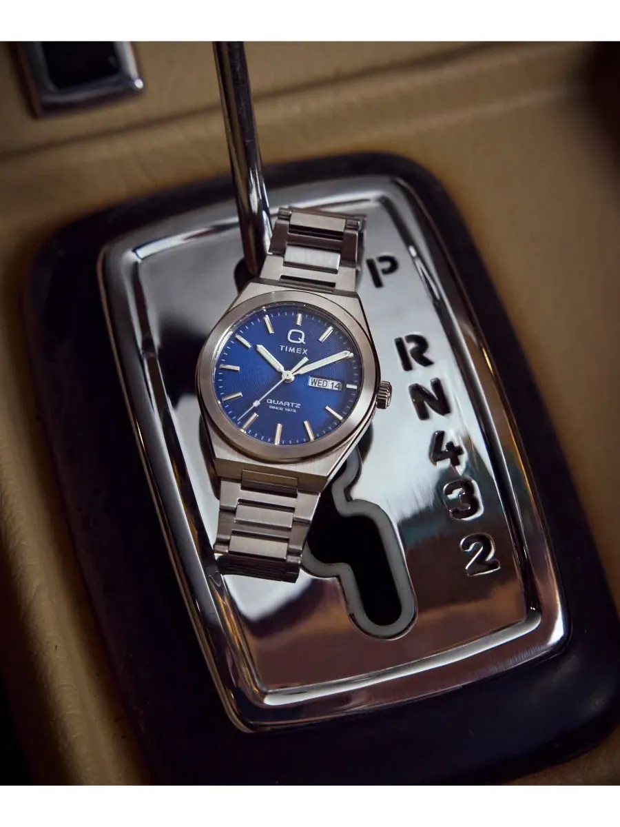 Мужские наручные часы с кварцевым механизмом, 39 мм Timex — изображение 6 из 8, оттенок серебряный