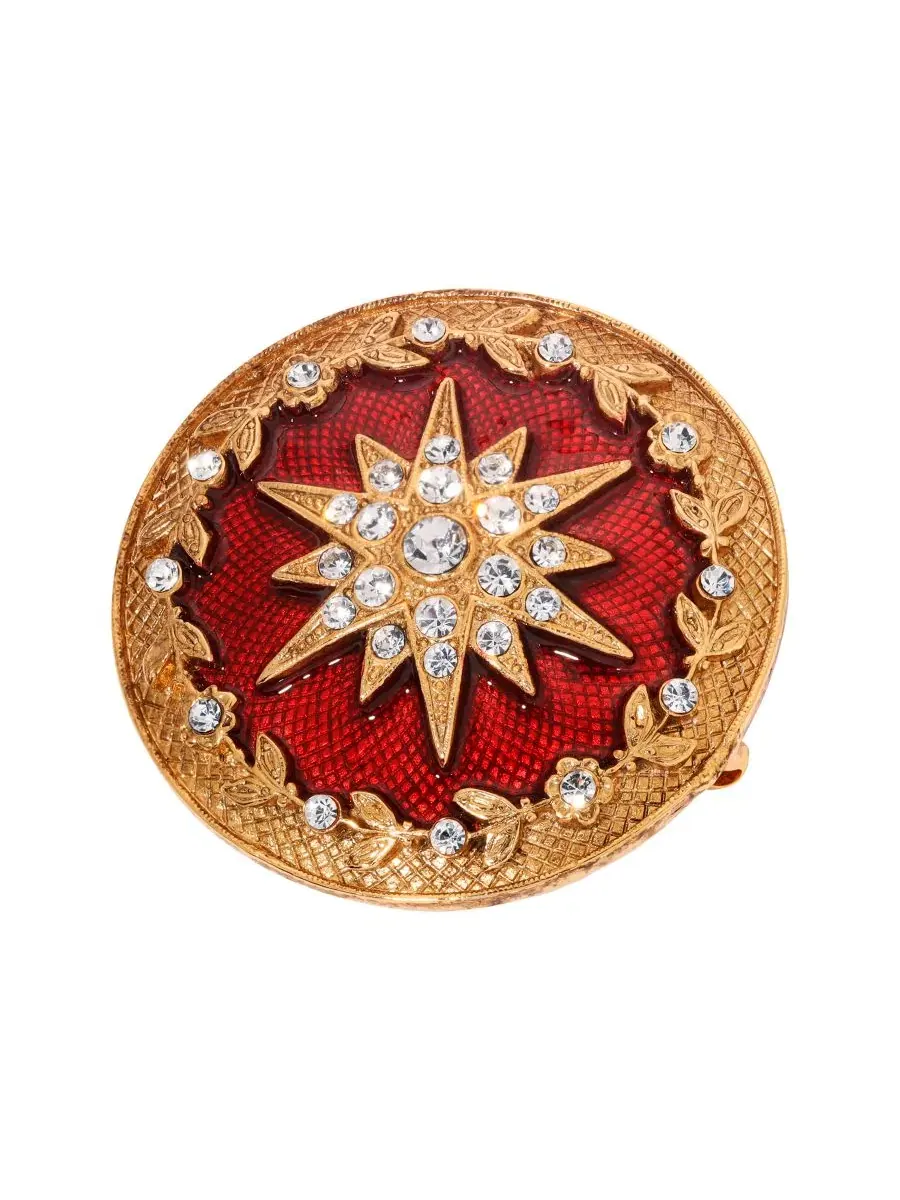 Брошь-цветок с кристаллами Star of Bethlehem Symbols of Faith