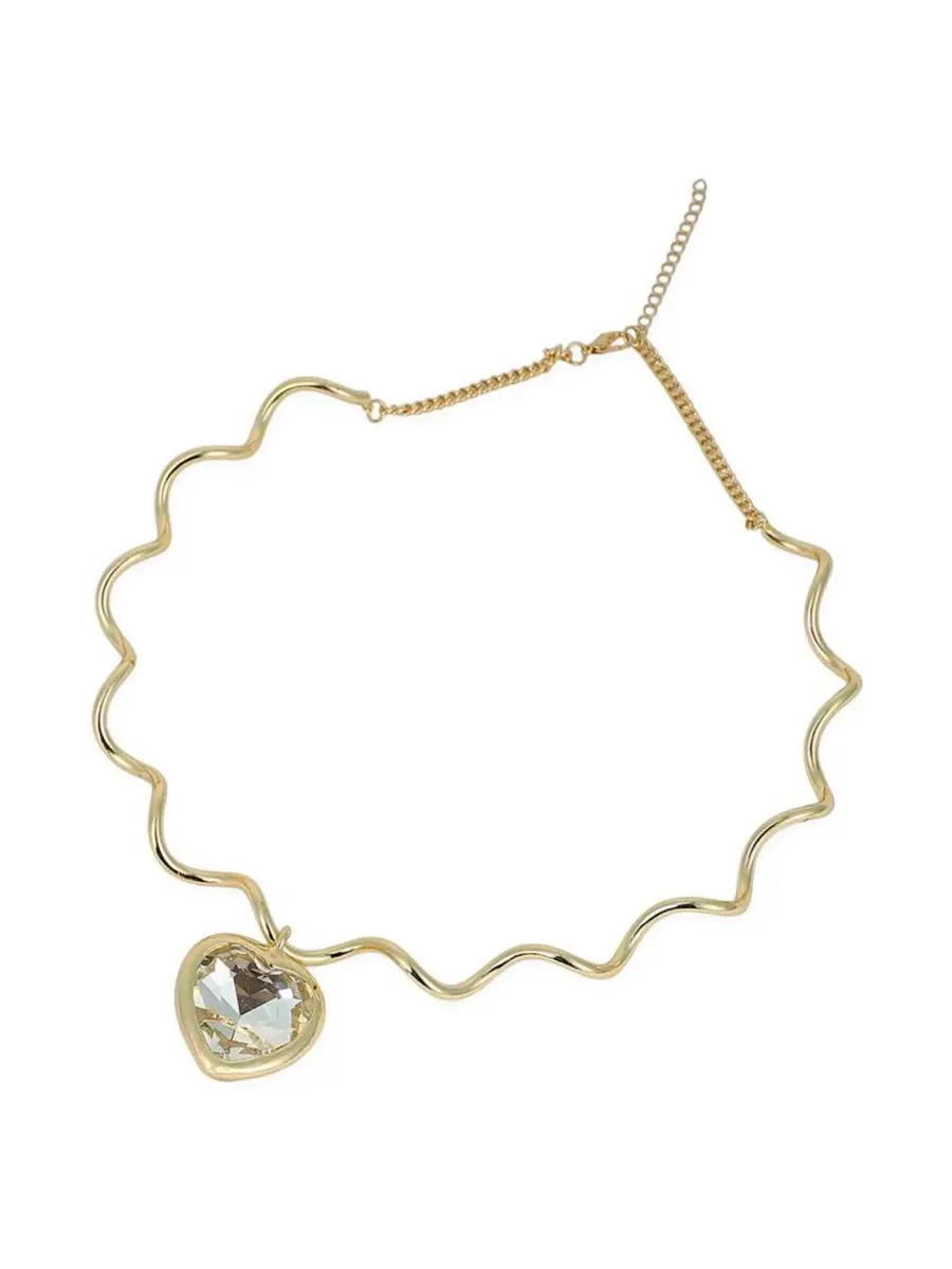 Колье-ошейник The Coil-Coeur Collar Necklace SOHI — изображение 1 из 6, оттенок золото