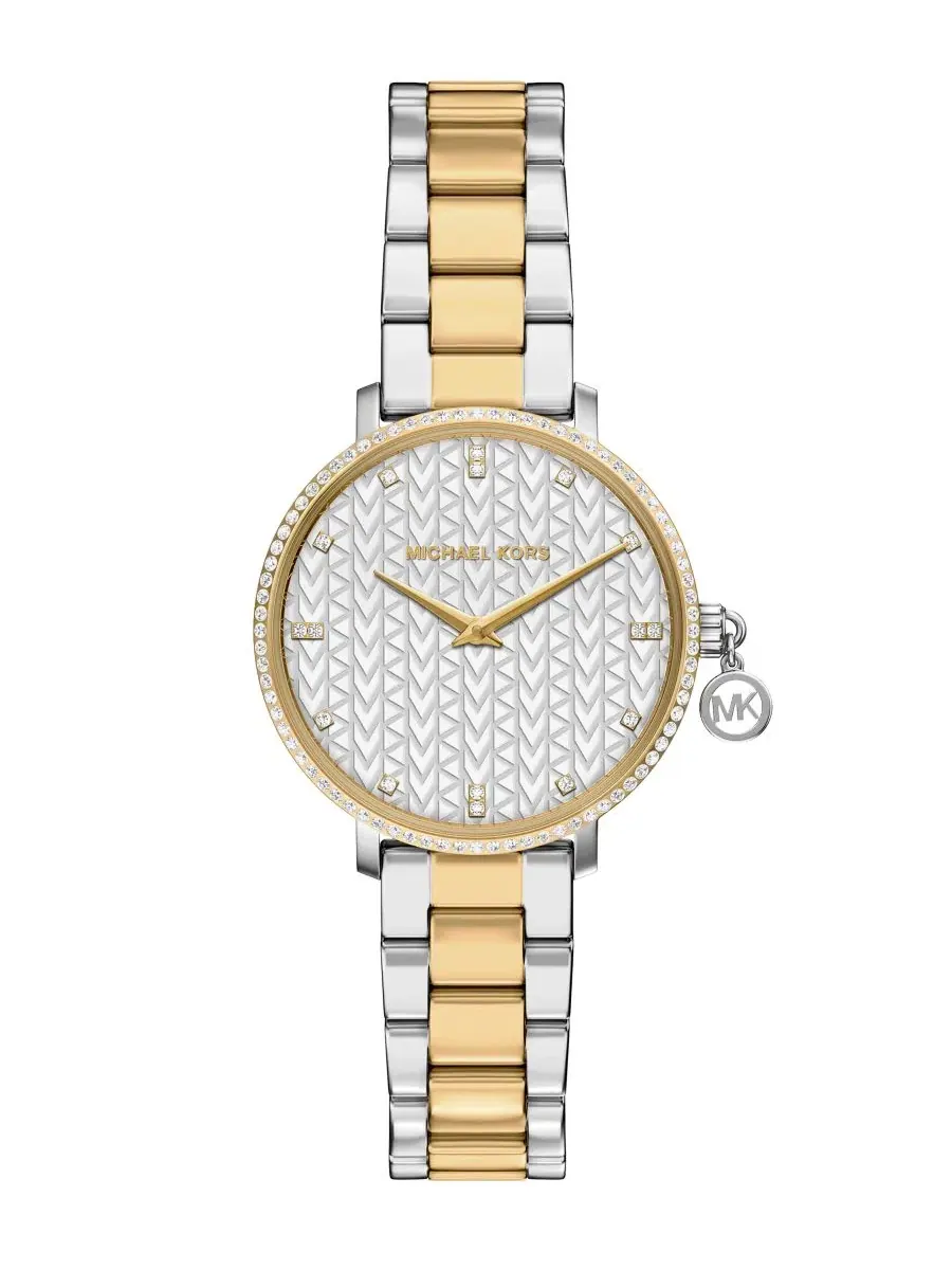 Женские часы Pyper Two-Hand Two-Tone Michael Kors — изображение 1 из 9, оттенок мульти