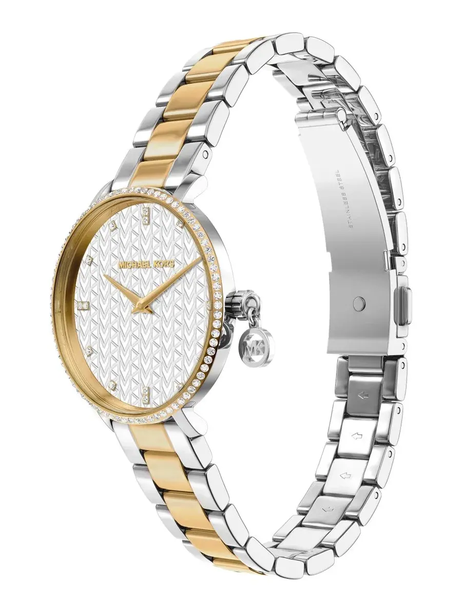 Женские часы Pyper Two-Hand Two-Tone Michael Kors — изображение 6 из 9, оттенок мульти