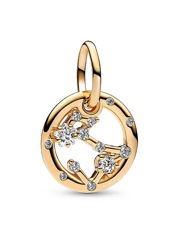 Подвеска-Шарм в виде знака зодиака, покрытая золотом 14 карат Pandora, pisces — изображение 1 из 4