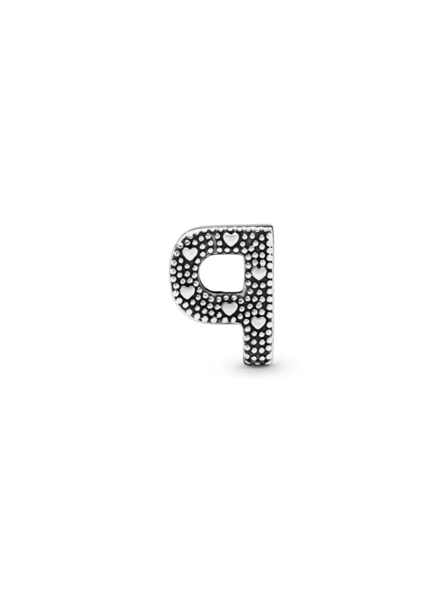 Подвеска из стерлингового серебра в виде рукописного алфавита Pandora — изображение 2 из 4, оттенок серебристый