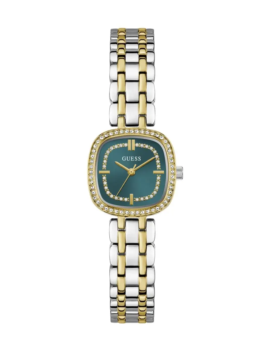 Женские аналоговые часы из нержавеющей стали золотистого цвета, 25 мм Guess