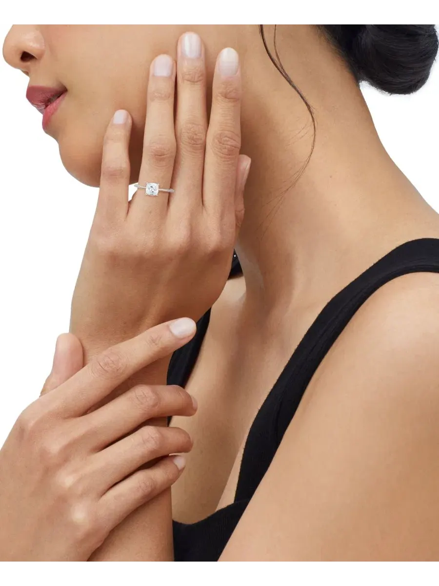 Кольцо с бриллиантом 1,5 карата, модель IGI Certified Lab Grown Diamond Solitaire Engagement Ring — изображение 4 из 7