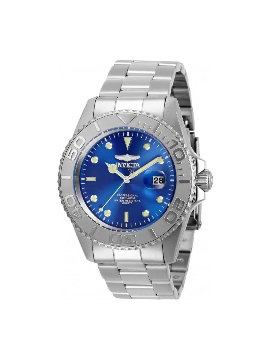 Мужские часы Pro Diver Quartz 3 Hand Invicta — изображение 3 из 3, оттенок серебряный