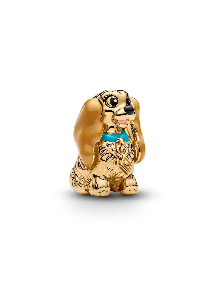 Подвеска с шармом Disney Lady 14K золотое покрытие Pandora — изображение 1 из 4, оттенок золотистый