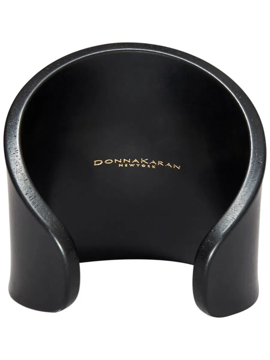 Браслет-манжета из смолы Black-Tone Donna Karan New York — изображение 3 из 3, оттенок черный