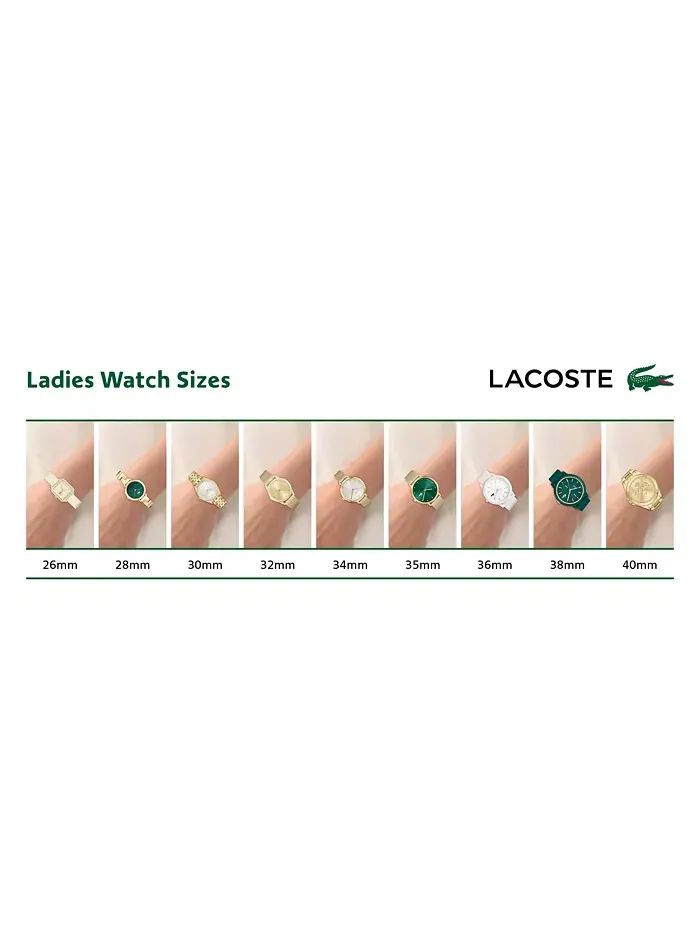 Женские часы Capucine с двухцветным браслетом из нержавеющей стали, 36 мм Lacoste — изображение 8 из 8