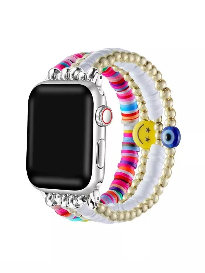 Ремешок унисекс Bestie из бисера для Apple Watch, размер — 38 мм, 40 мм, 41 мм Posh Tech — изображение 1 из 5