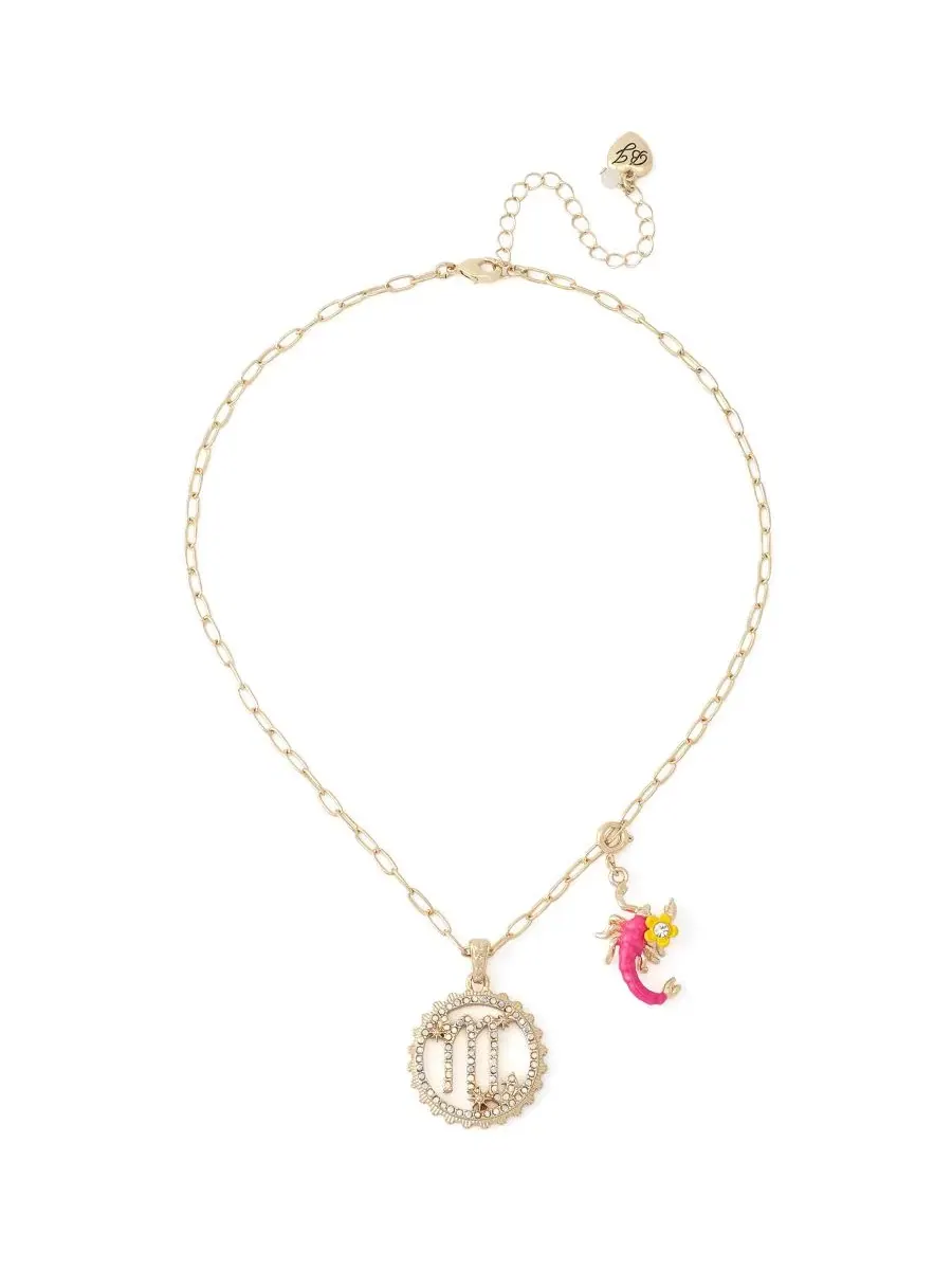 Комплект украшений с подвеской-скорпионом Betsey Johnson