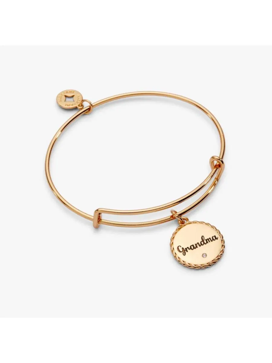 Браслет с подвеской «Бабушка» «Мудрая и теплая» Alex And Ani