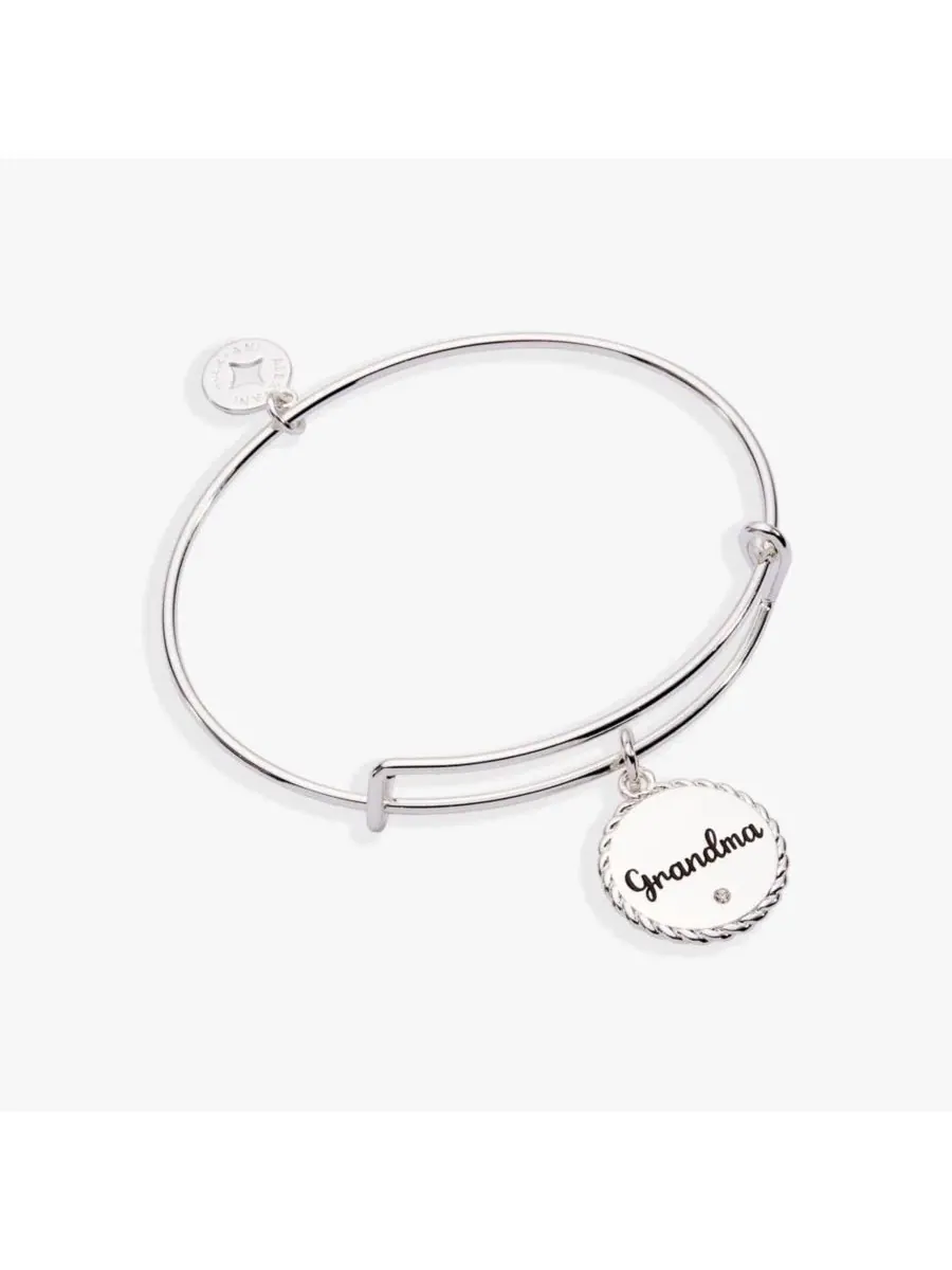 Браслет с подвеской «Бабушка» «Мудрая и теплая» Alex And Ani