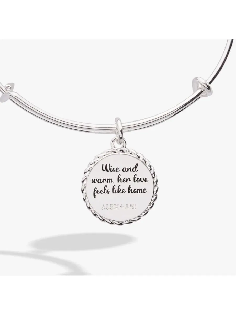 Браслет с подвеской «Бабушка» «Мудрая и теплая» Alex And Ani — изображение 3 из 3, оттенок нет цвета