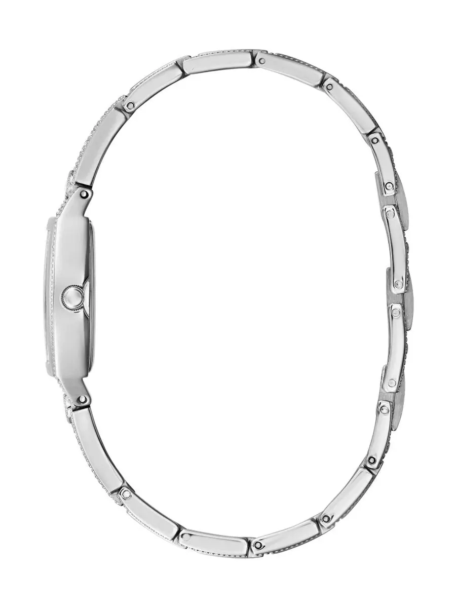 Женские наручные часы с браслетом Glitz Watch GUESS — изображение 4 из 5, оттенок серебристый