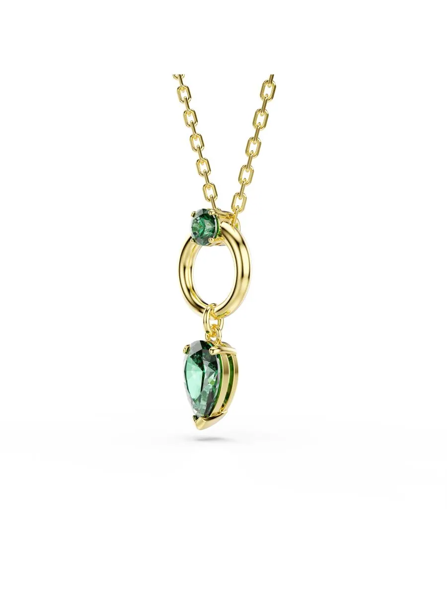 Подвеска-колье Mesmera с металлическим покрытием Swarovski — изображение 2 из 7, оттенок зеленый