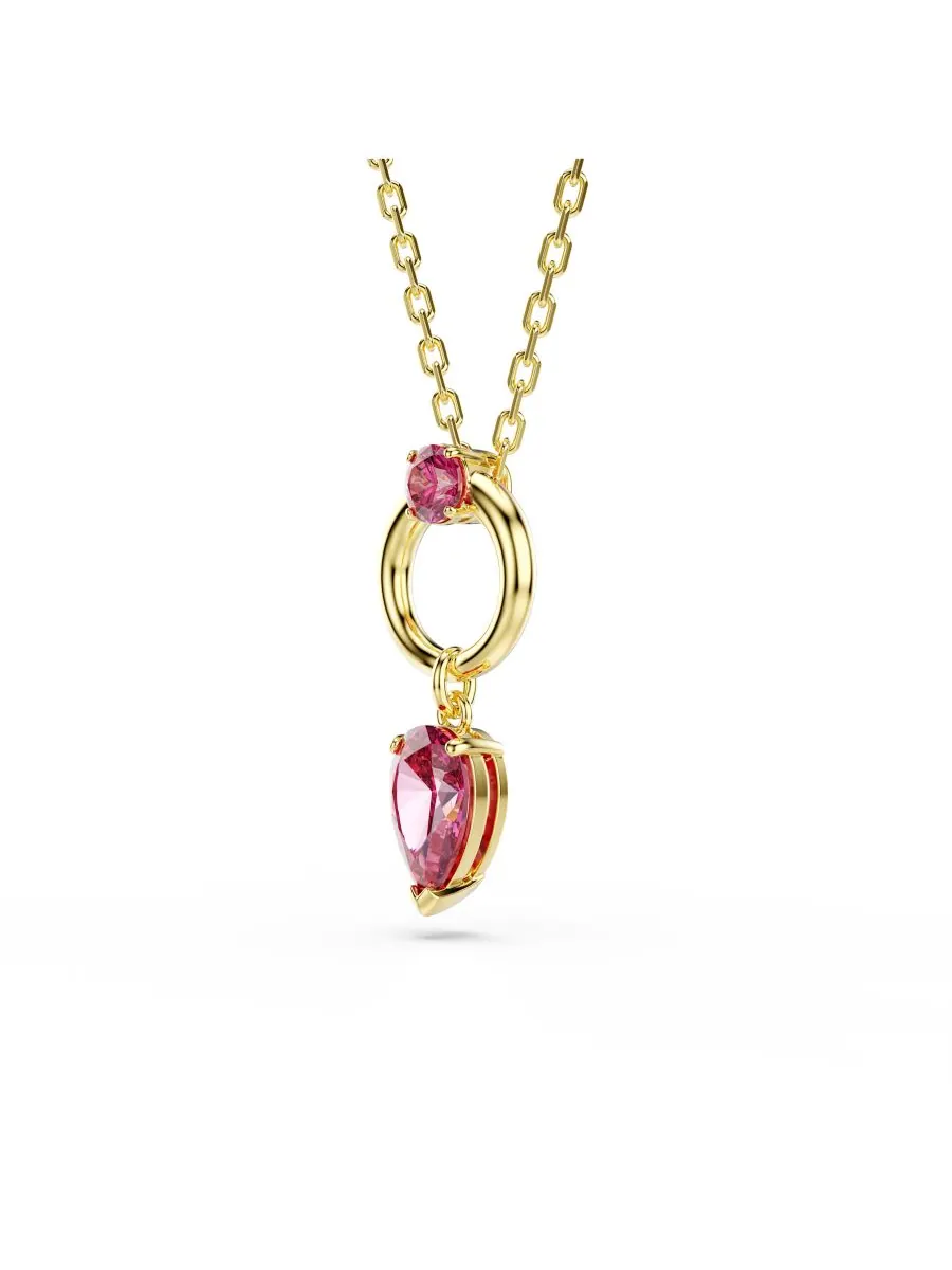 Подвеска-колье Mesmera с металлическим покрытием Swarovski — изображение 3 из 7, оттенок розовый