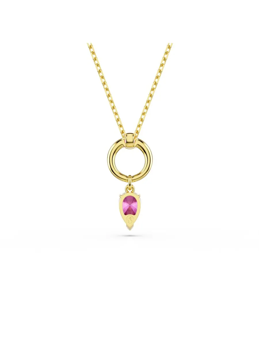 Подвеска-колье Mesmera с металлическим покрытием Swarovski — изображение 6 из 7, оттенок розовый