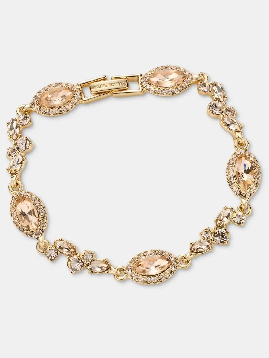 Браслет-гибкий с кристаллами, модель Crystal Flex Givenchy — изображение 1 из 3, оттенок темный розовый