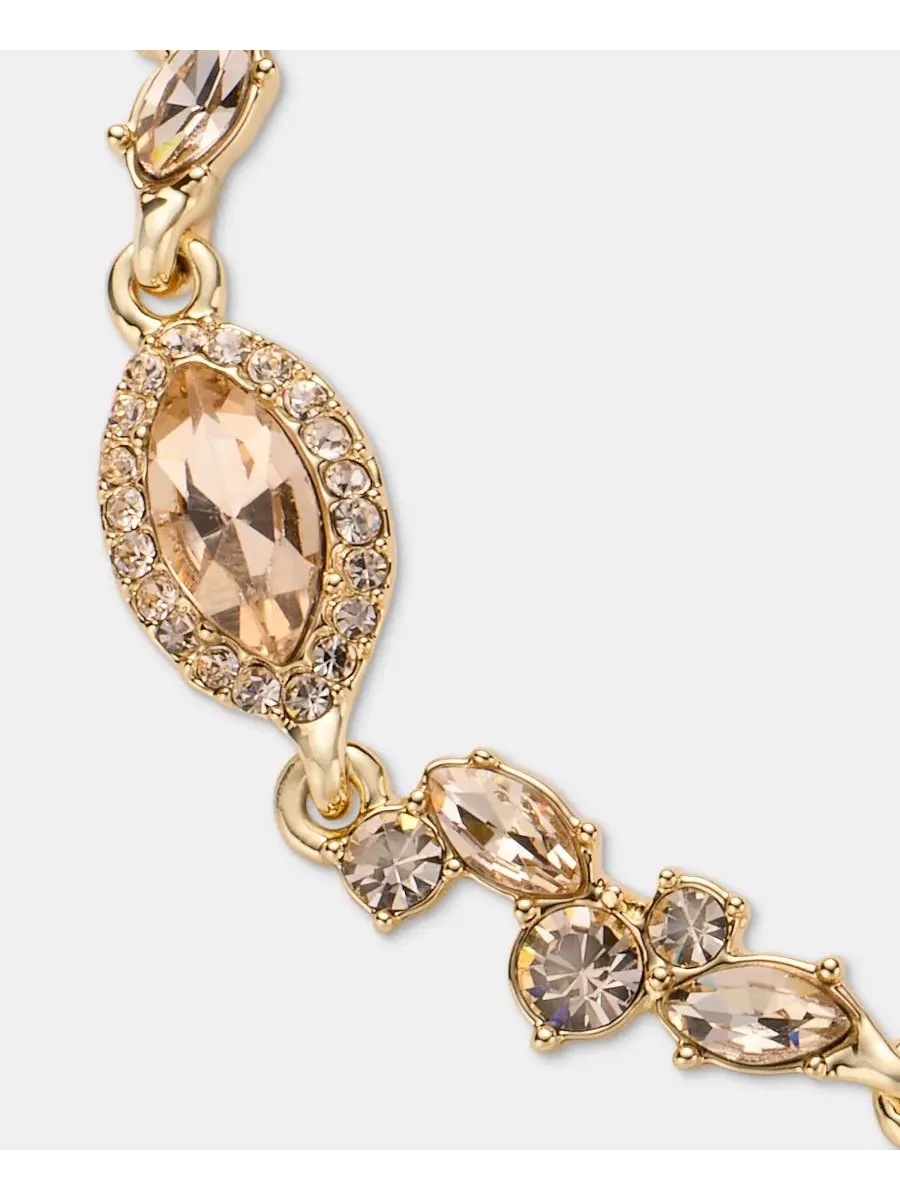 Браслет-гибкий с кристаллами, модель Crystal Flex Givenchy — изображение 2 из 3, оттенок темный розовый