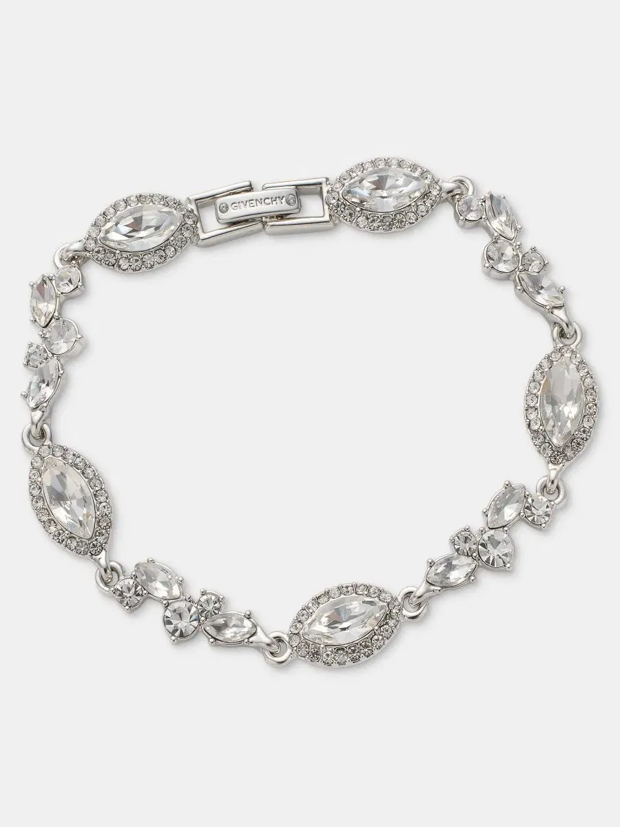 Браслет с кристаллами Crystal Flex Bracelet Givenchy — изображение 1 из 3, оттенок белый
