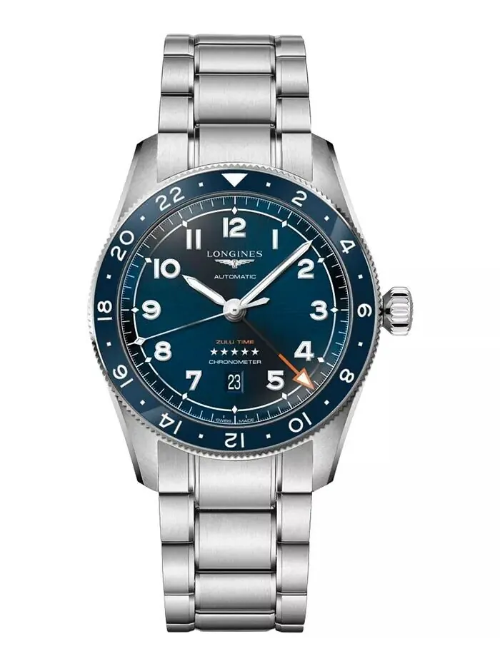 Мужские швейцарские автоматические часы Spirit Zulu Time с браслетом из нержавеющей стали, 42 мм — изображение 1 из 4